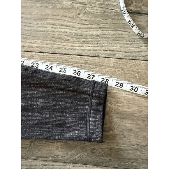 Lululemon 28” Wunder‎ Under HR Gray Textured Knit Size 10 High Rise Women’s - Picture 4 of 4